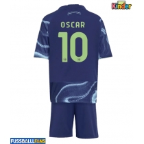 Ajax Oscar Gloukh #10 Auswärts Trikotsatz Kinder 2025-26 Kurzarm (+ Kurze Hosen)